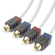 CABLE RCA DS18 MARINO 180CM COBRE MOFCR-6FT