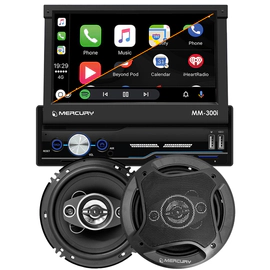 Pantalla Indash Android Auto Carplay Parlantes 6,5 Mercury