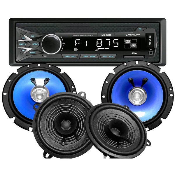 COMBO ESTEREO MERCURY 10BT + BLAULINE 1601 (X2) + 405 (X2)