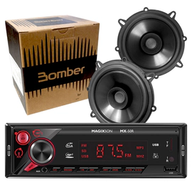 Estereo Bluetooth Con Parlantes 5 Pulgadas Bomber Full Range