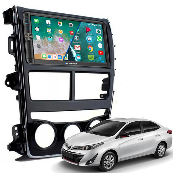 Combo Estereo Sao Paulo Blaupunkt + Marco Toyota Yaris 18/19