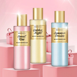 KIT Body Shimmer: 3 Body Shimmer + Bolsa de regalo