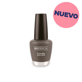 Esmalte gel gris ahumado con ácido hialurónico