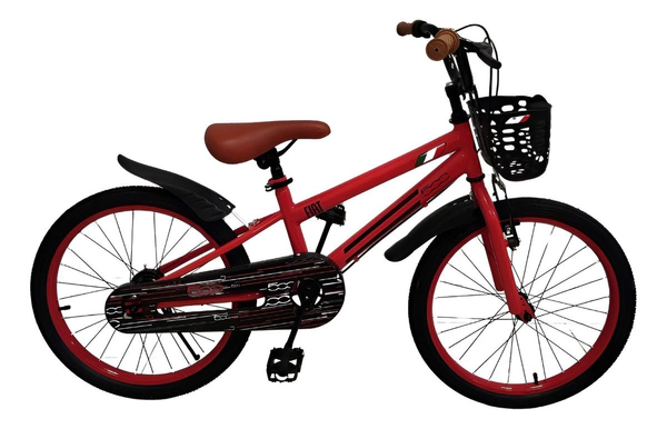 Bicicleta De Paseo Retro Rodado 20 Con Canasto Fiat | Jugueterias Carrousel