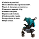 Cochecito De Bebé Ryder De Lujo Piedi