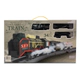 Tren A Pilas Con Vias Y Locomotora Con Dos Vagones 34piezas