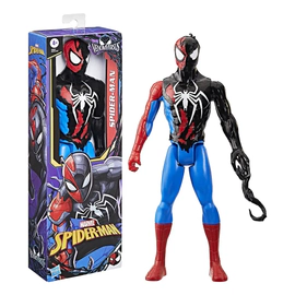 Muñeco Hombre Araña Spiderman 29cm Series Titan Heroes Venom
