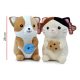Peluche De Perrito Gatito Con Comida Suave 28cm Phi Phi Toys