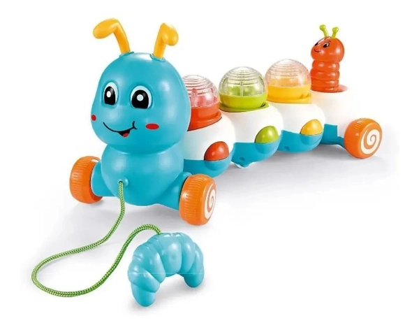 Oruga De Arrastre Con Luz Sonido Y Cuerda De Arrastre