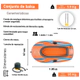 Bote Inflable Kondor 2000 Bestway Remos Inflador