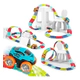Pista De Carrera Flexible 92 Pz Con Auto Desmontable Con Luz