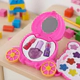 Set De Maquillaje Infantil Beauty Carroza Rosa Con Labiales