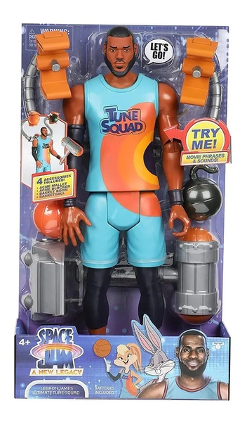 Space Jam Figura Coleccionable Deluxe Lbj 30 Cm Wabro Orig.