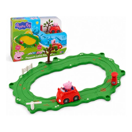 Auto Rojo Peppa Pig Con Pista Whizz Around +2 Años