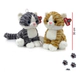 Peluche Gato Sentado Gatito De 30cm Suave Abrazo Bebe