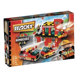 Blocky Bomberos 3 (290 Piezas) Ladrillos Bloques