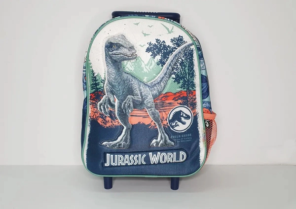 Mochila Para Jardín Con Carro Jurassic World 12 Pulgadas