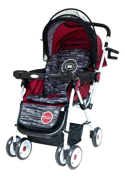 Cochecito Cuna Con Capota Para Bebé Fiat 500 Protección Uv