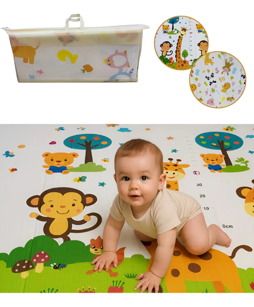 Manta Alfombra Antigolpes Reversible Plegable 200x180x10 Gugga