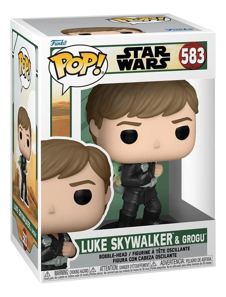 Funko Pop Star Wars Book Of Boba Fett Luke Skywalker & Grogu