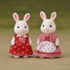 Muñecos X2 Animales Forest Pets Familia Conejitos