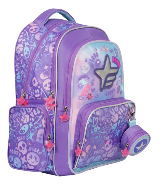 Mochila Footy Espalda 18 Hologram Star F6173