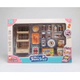Mini Store Shelf Góndola Simil Madera 21 Piezas