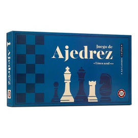 Juego De Mesa Ajedrez Linea Azul Ruibal