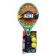 Set Raqueta De Tenis Liviana Con 2 Pelotas Incluidas