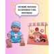 Muñeco Bebe Con Accesorios Candy Shop Baby Bubbles Bebote