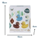 Juguete De Baño Para Bebes Estimulo Patitos Spray 6 Piezas