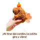 Llavero De Carpincho Con Chicle De Peluche 12 Cm