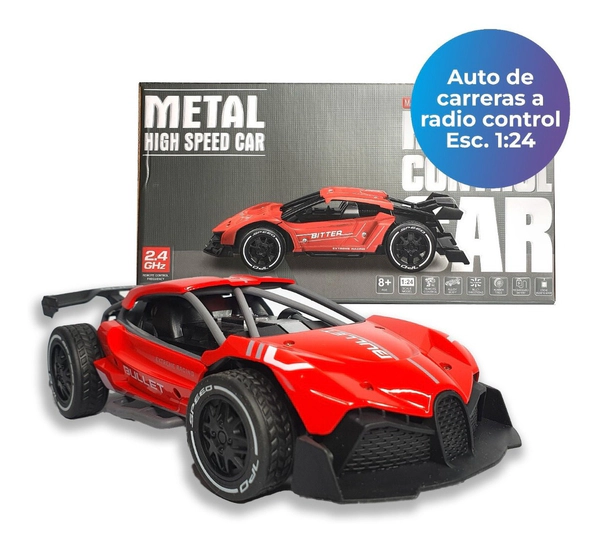 Auto Carrera R/c Gran Distancia 1:24 Metals C