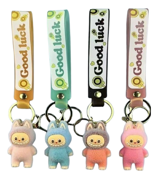 Llavero Labubu Toyz Suave Peluche Con Cinta