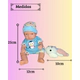 Muñeco Bebe Con Accesorios Candy Shop Baby Bubbles Bebote