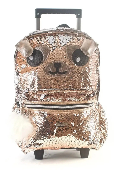Mochila Kooshi Lentejuelas Dog Surtidos 17 Pulgadas Carro