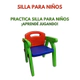 Silla Alex Para Niños Con Apoyabrazos Plastico Juegosol