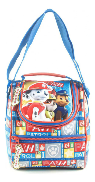 Lunchera Térmica Escolar Paw Patrol Con Bolsillos Wabro