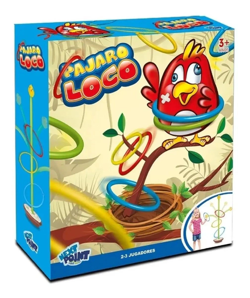 Juego De Mesa Pajaro Loco Emboca Los Aros Next Point