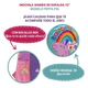 Mochila Escolar Peppa Pig Arcoiris Espalda 12 Surtida Wabro