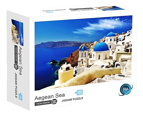 Rompecabezas Aegean Sea 1000 Piezas Santorini