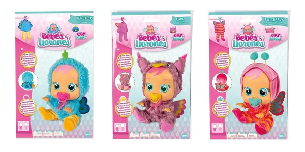 Cry Babies Bebés Llorones Ropa Muñeca Pijama Animales