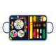 Tablero Libro Sensorial De Tela Didáctico Montessori