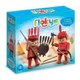 Flokys Cacique E Indio Simil Playmobil Articulado Original