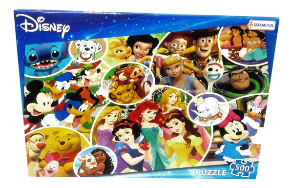 Rompecabezas Multi Disney 500 Piezas Infantil Tapimovil
