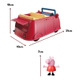 Muñeca Peppa Pig Auto Vehiculo Familiar Y Mama Pig C/ Sonido