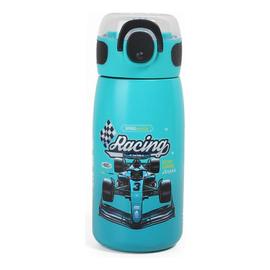 Chimola Botella Térmica 470 Ml Racing Car Color Celeste