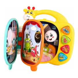 Librito Jirafa Musical Interactivo Didáctico Luz Y Sonidos