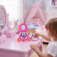 Set De Maquillaje Infantil Beauty Carroza Rosa Con Labiales