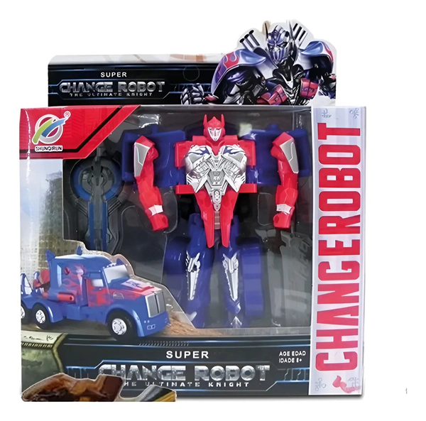 Transformer Figura Change Robot Cambia A Auto Juguete Niños